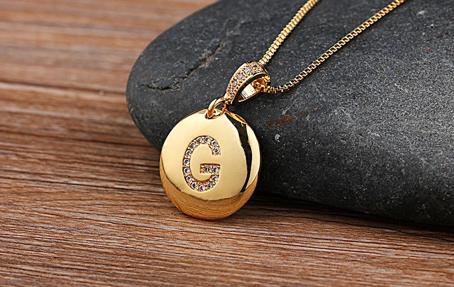 Nidin initial letter necklace by 𝕄𝕔 𝕋𝕙𝕖 𝔹𝕝𝕒𝕔𝕜 𝔻𝕚𝕒𝕞𝕠𝕟�