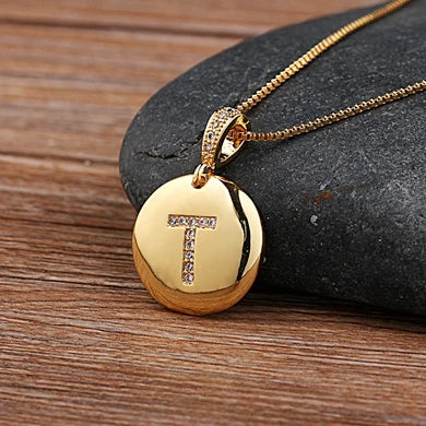 Nidin initial letter necklace by 𝕄𝕔 𝕋𝕙𝕖 𝔹𝕝𝕒𝕔𝕜 𝔻𝕚𝕒𝕞𝕠𝕟�