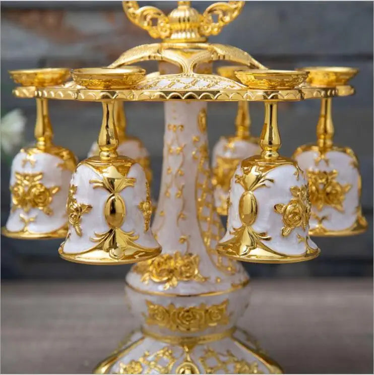 Set of six Europe Metal decorative whisky cups by ๐๐ ๐๐๐ ๐น๐๐๐๐ ๐ป๐๐๐๐ ๏ฟฝ