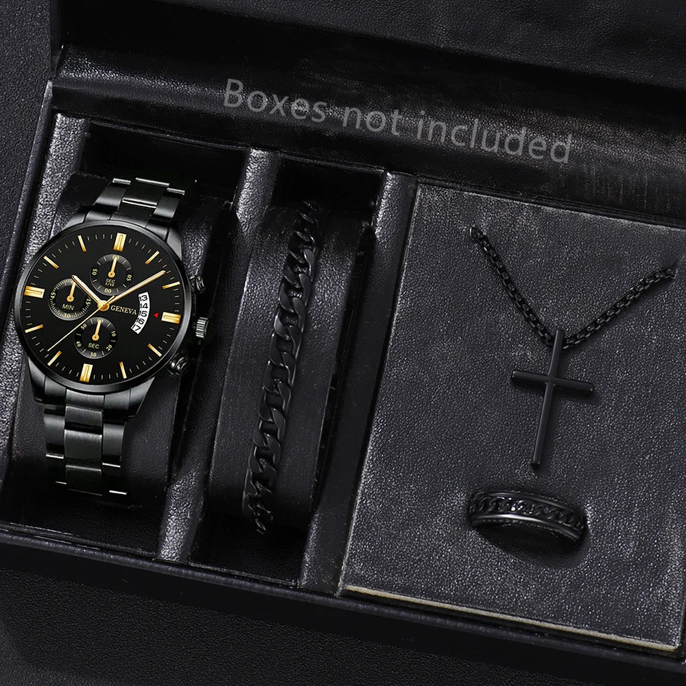 Men's stainless steel luxury quartz wrist watch by 𝕄𝕔 𝕋𝕙𝕖 𝔹𝕝𝕒𝕔𝕜 𝔻𝕚𝕒𝕞𝕠�