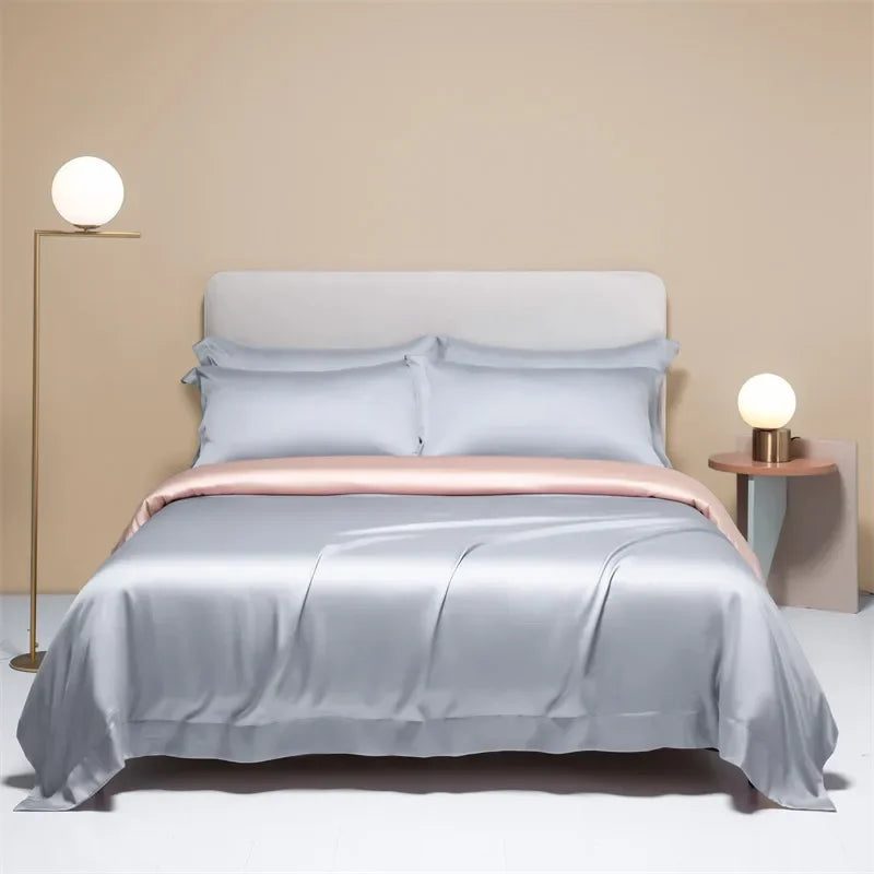 Luxurious natural mulberry silk duvet cover in solid color, size 150x200cm, made by 𝕄𝕔 𝕋𝕙𝕖 𝔹𝕝𝕒𝕔𝕜 𝔻�