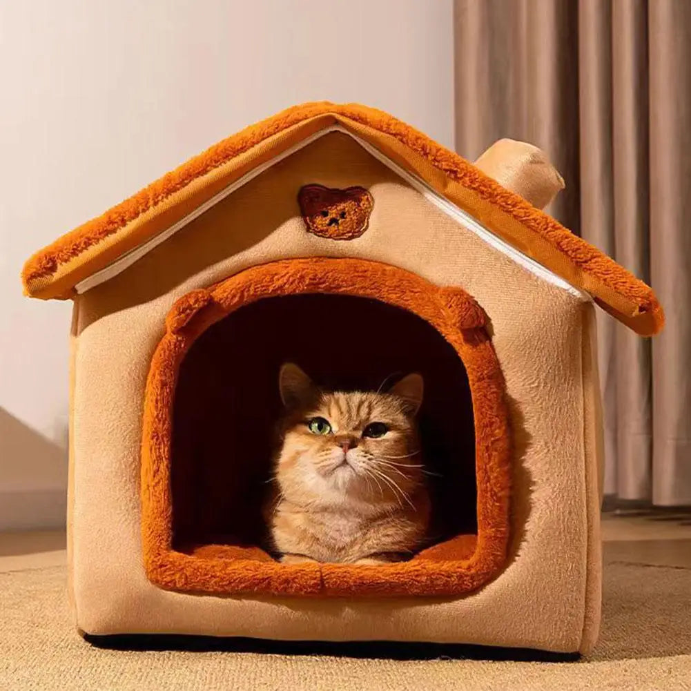Warm cat window bed by MC THE BLACK DIAMOND designed for winter, featuring a cozy, thickened pet house for cats and small dogs.