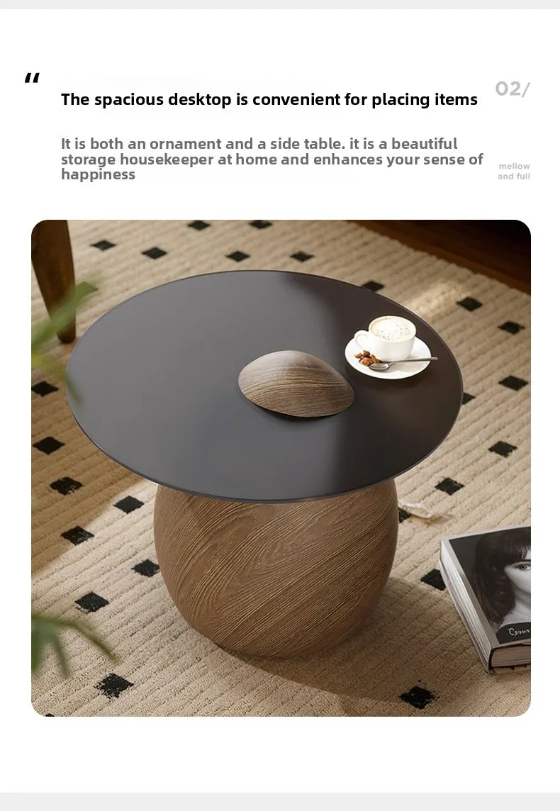 Imitation stone Wabi Sabi style coffee table by 𝕄𝕮 𝕋𝕙𝕖 𝔹𝕝𝕒𝕔𝕜 𝔻𝕚𝕒𝕞𝕠