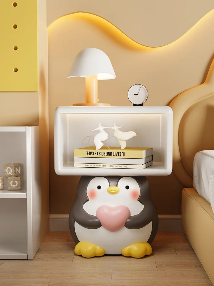 MC THE BLACK DIAMOND children's bedroom nightstands table with sleek design and compact storage for kids' room furniture.