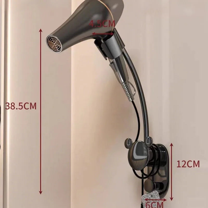 Wall-mounted hair dryer holder from 𝕄𝕔 𝕋𝕙𝕖 𝔹𝕝𝕒𝕔𝕜 𝔻𝕚𝕒𝕞𝕠𝕟�