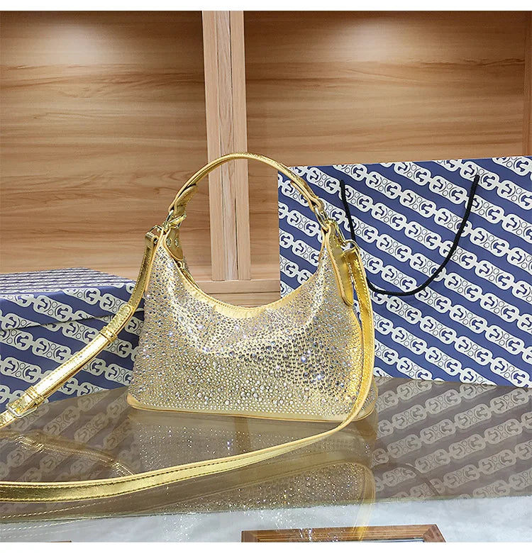 Women’s shiny evening handbag by 𝕄𝕮 𝕋𝕙𝕖 𝔹𝕝𝕒𝕔𝕜 𝔻𝕚𝕒𝕞𝕠𝕟�