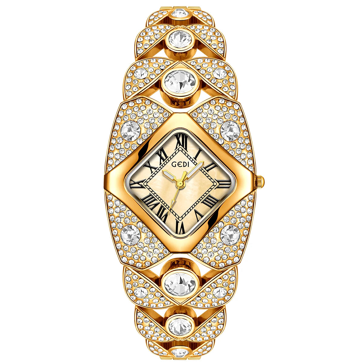 Women’s luxury brand bracelet watch with diamond inlays, showcasing elegant design and shiny metal band by 𝕄𝕔 𝕋𝕙𝕖 𝔹𝕝𝕒𝕔𝕜 𝔻𝕚�
