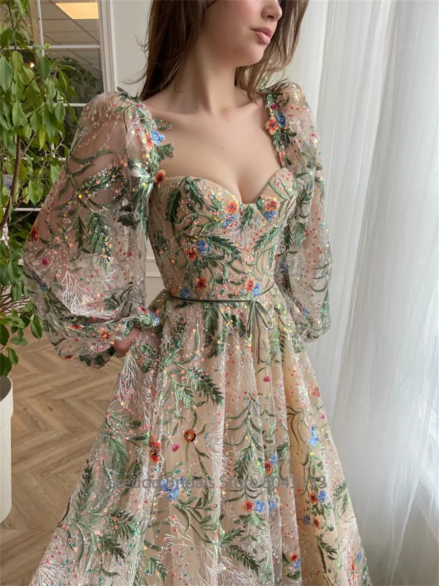 Customized long sleeve floral embroidery lace dress by 𝕄𝕔 𝕋𝕙𝕖 𝔹𝕝𝕒𝕔𝕜 𝔻𝕚𝕒𝕞𝕠𝕟