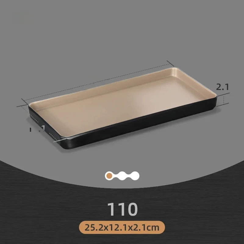 Rectangular Japanese-style melamine dinner plate by 𝕄𝕔 𝕋𝕙𝕖 𝔹𝕝𝕒𝕔𝕜 𝔻𝕚𝕒𝕞𝕠�