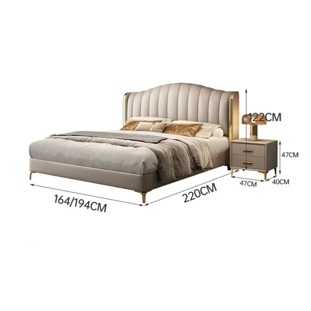 Modern king size upholstered bed frame by 𝕄𝕮 𝕋𝕙𝕖 𝔹𝕝𝕒𝕔𝕜 𝔻𝕚𝕒𝕞𝕠𝕟�
