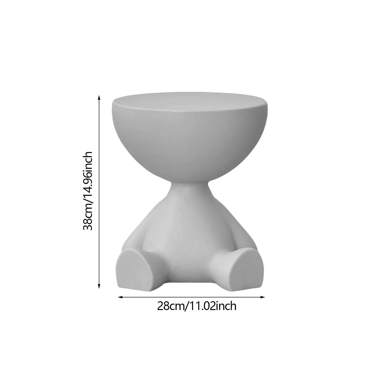 Creative side end table by MC THE BLACK DIAMOND, featuring a modern design perfect for home decor.