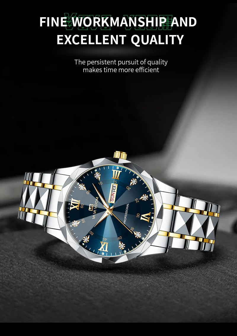 Men's luxury watch by 𝕄𝕔 𝕋𝕙𝕖 𝔹𝕝𝕒𝕔𝕜 𝔻𝕚𝕒𝕞𝕠𝕟𝕕