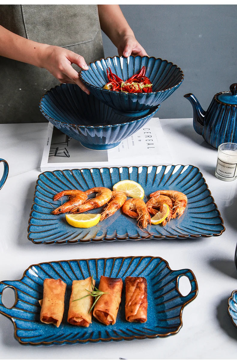 Retro ceramic dinner plate by 𝕄𝕮 𝕋𝕙𝕖 𝔹𝕝𝕒𝕔𝕜 𝔻𝕚𝕒𝕞𝕠𝕟𝕕