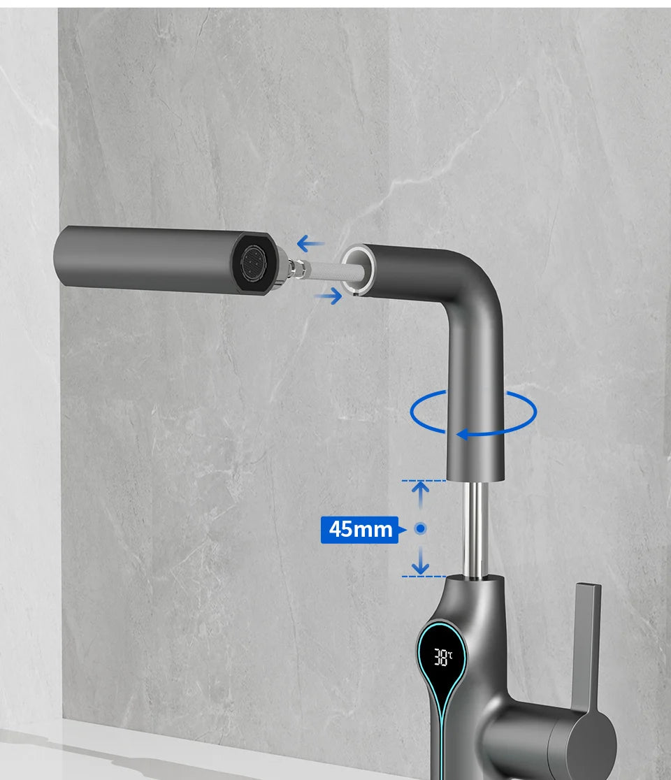 Waterfall bathroom sink faucet by 𝕄𝕔 𝕋𝕙𝕖 𝔹𝕝𝕒𝕔𝕜 𝔻𝕚𝕒𝕞𝕠𝕟�