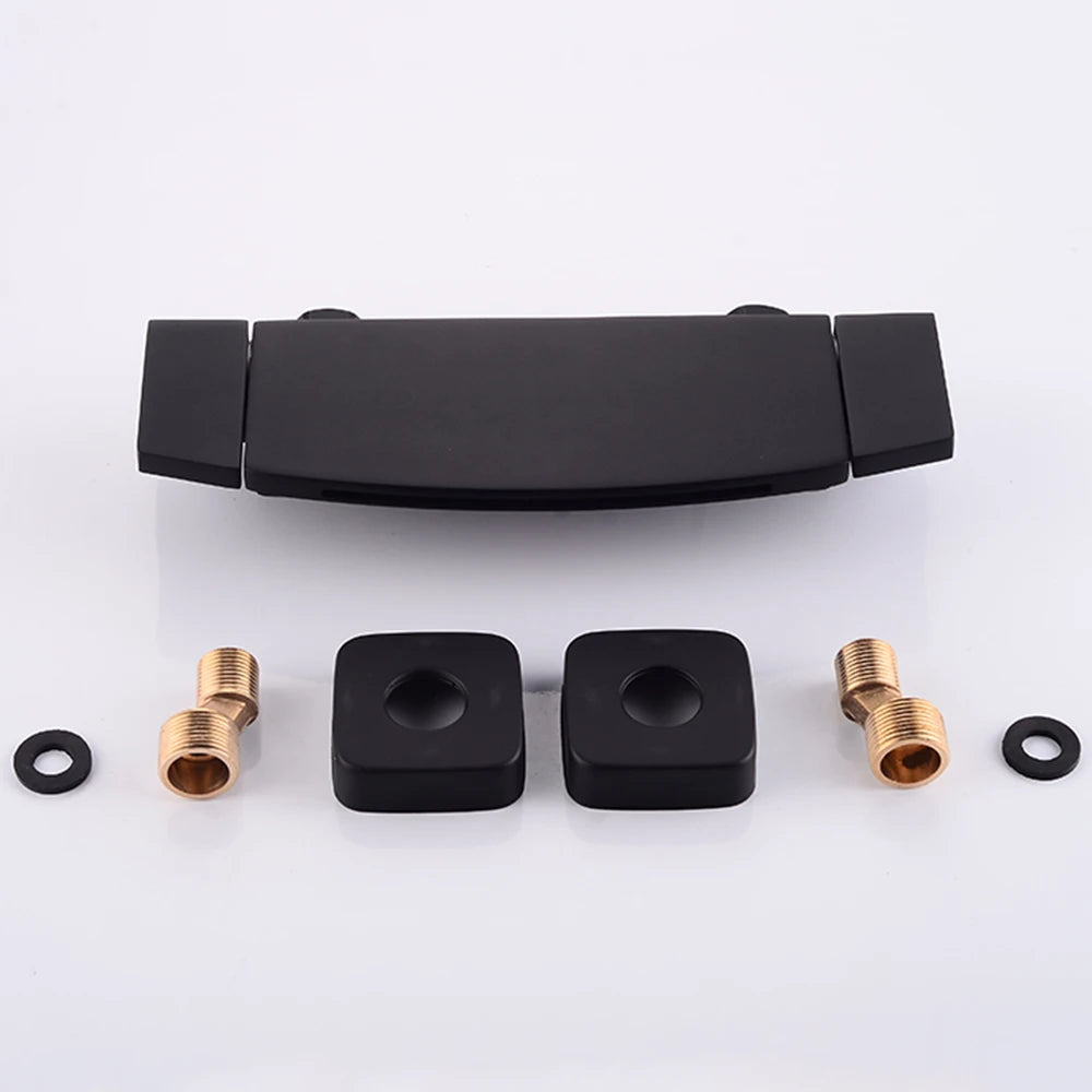 Black bathroom waterfall bath faucet by ๐๐ ๐๐๐ ๐น๐๐๐๐ ๐ป๐๐๐๐ ๐๏ฟฝ