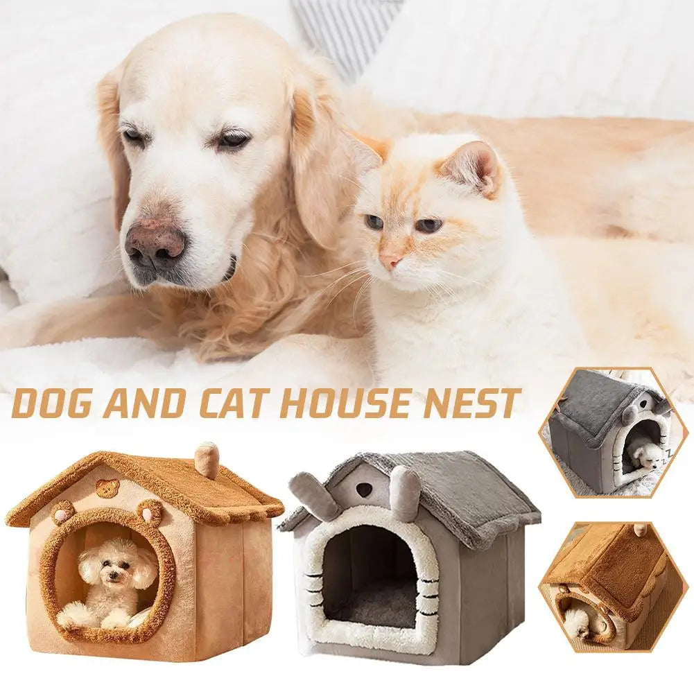 Warm house cat and dog window bed by MC THE BLACK DIAMOND, cozy and thickened for winter comfort, suitable for cats and small dogs.