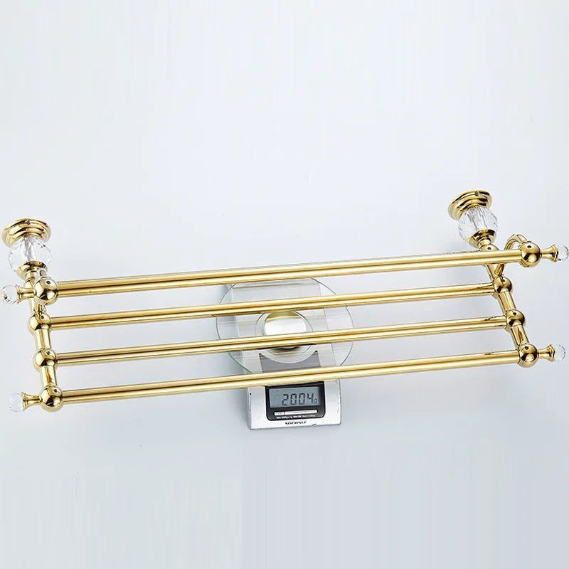 Luxury gold polished brass bathroom accessories set from 𝕄𝕔 𝕋𝕙𝕖 𝔹𝕝𝕒𝕔𝕜 𝔻𝕚𝕒𝕞𝕠𝕟
