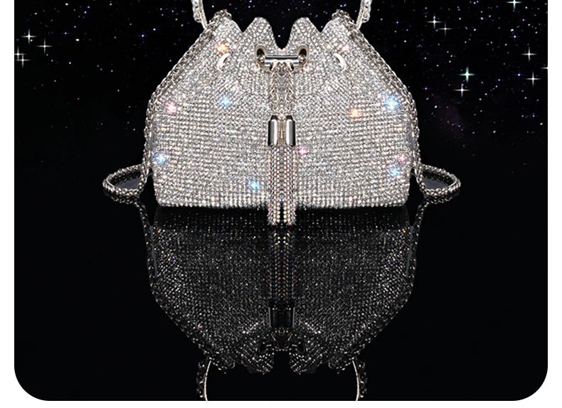Luxury diamond evening bag by 𝕄𝕔 𝕋𝕙𝕖 𝔹𝕝𝕒𝕔𝕜 𝔻𝕚𝕒𝕞𝕠𝕟𝕕