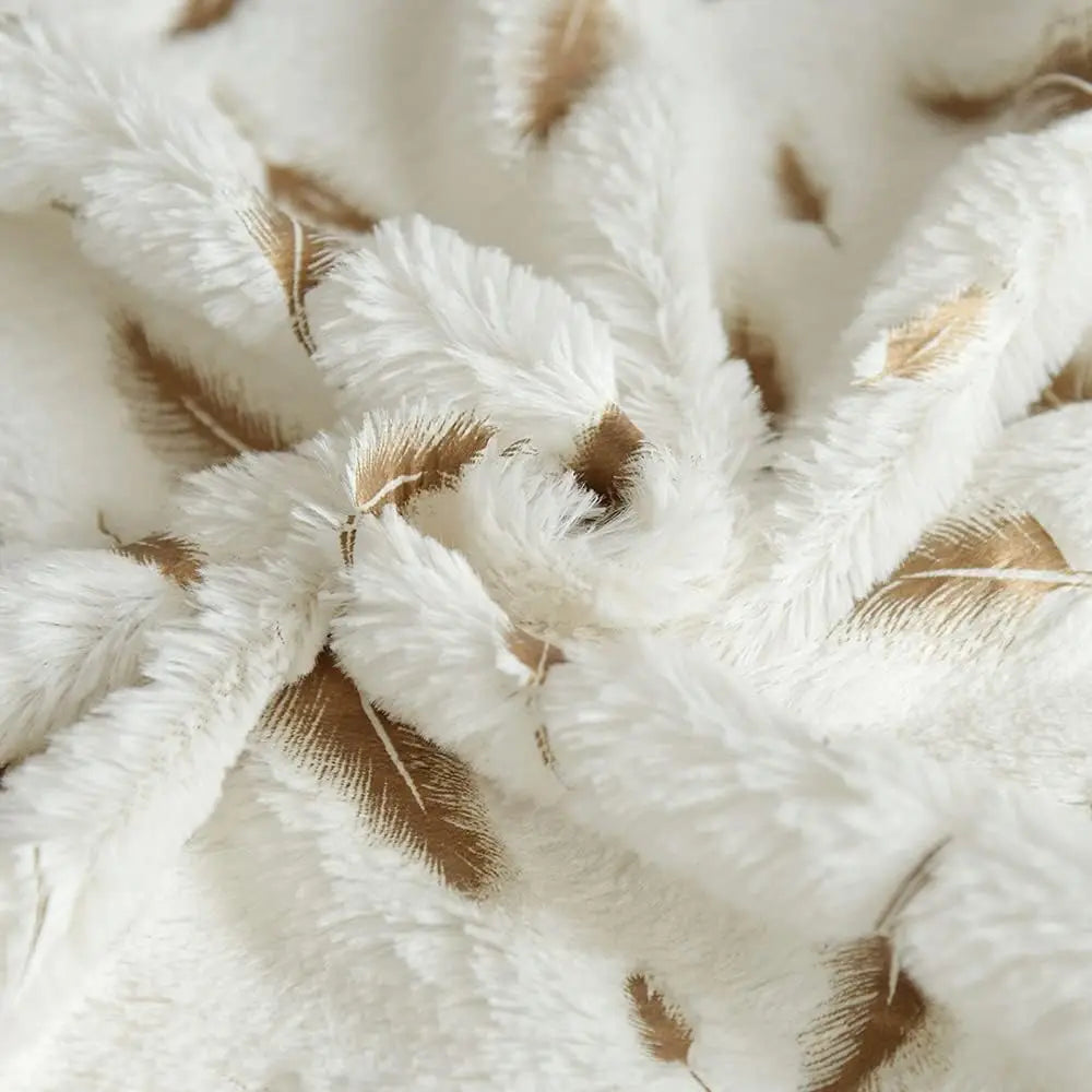 Gold feather velvet pillow cover from 𝕄𝕔 𝕋𝕙𝕖 𝔹𝕝𝕒𝕔𝕜 𝔻𝕚𝕒𝕞𝕠𝕟�