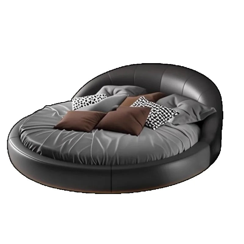 Luxury Mc The Black Diamonds twin bed with modern Japanese nightstands and sleek bedroom furniture, featuring a stylish sleeping frame.