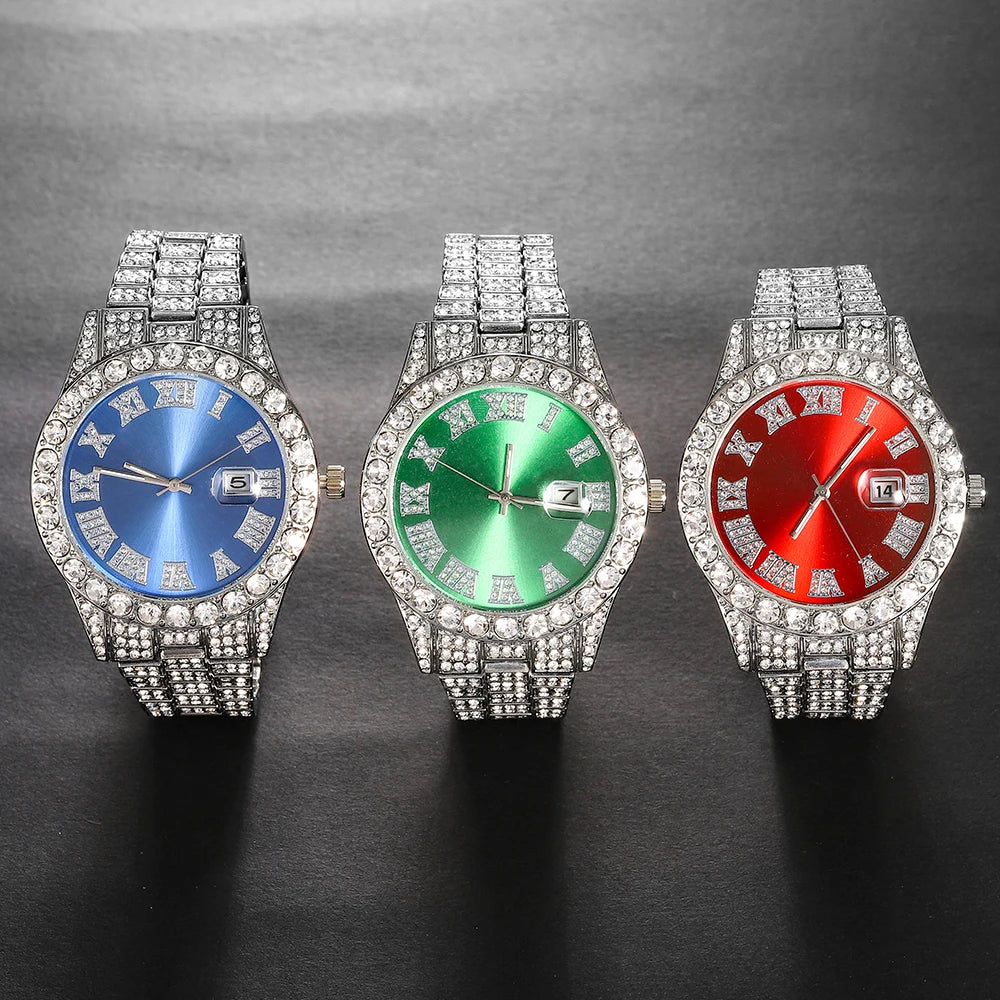 Set of three men's silver watches by 𝕄𝕮 𝕋𝕙𝕖 𝔹𝕝𝕒𝕔𝕜 𝔻𝕚𝕒𝕞𝕠𝕟�