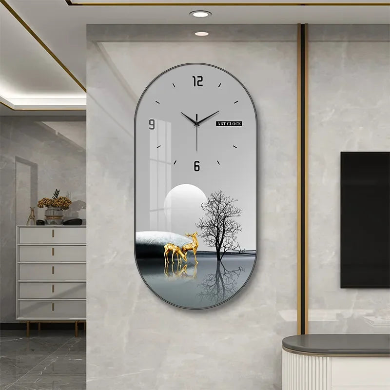 Nordic luxury wall clock by 𝕄𝕔 𝕋𝕙𝕖 𝔹𝕝𝕒𝕔𝕜 𝔻𝕚𝕒𝕞𝕠𝕟�