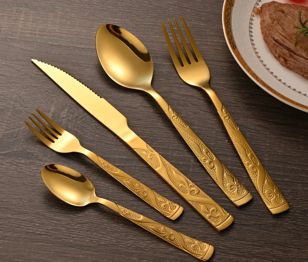 Knife Spoon Vintage Stainless Steel Tableware