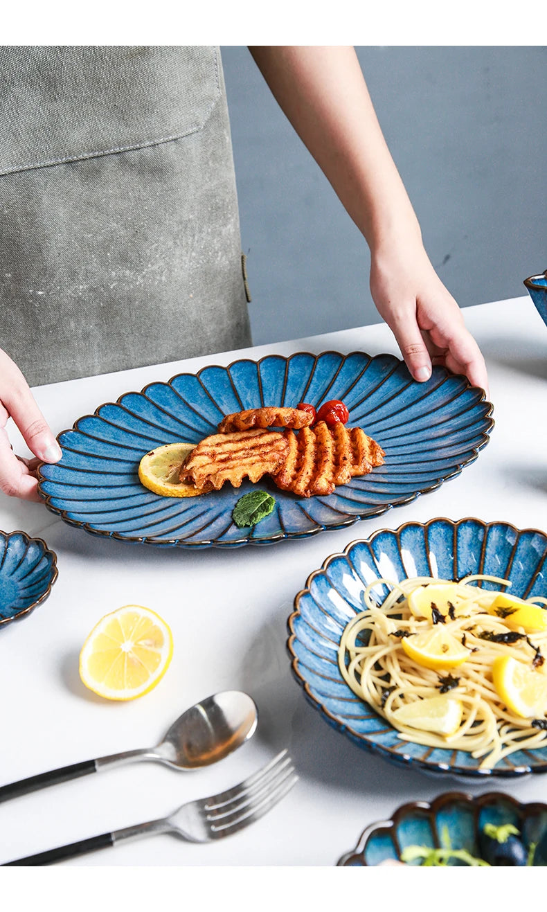 Retro ceramic dinner plate by 𝕄𝕔 𝕋𝕙𝕖 𝔹𝕝𝕒𝕔𝕜 𝔻𝕚𝕒𝕞𝕠𝕟𝕕