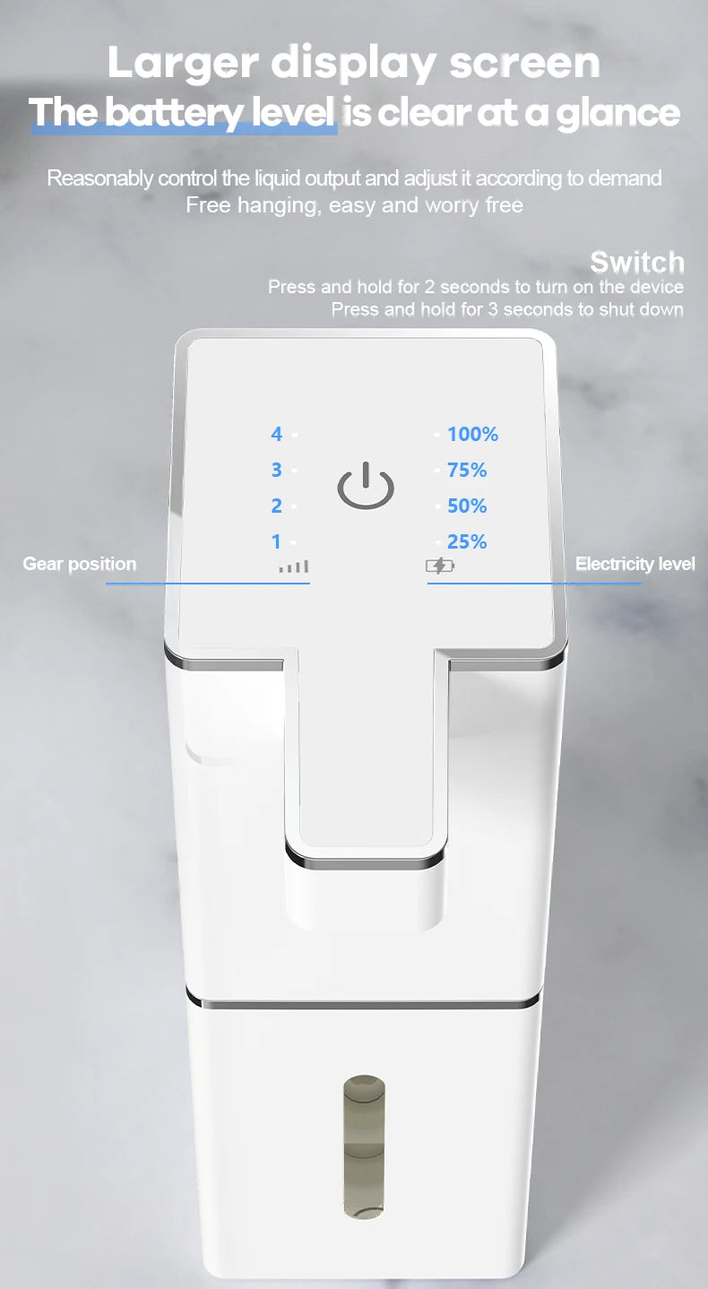 MC THE BLACK DIAMOND wall-mounted touchless sensor soap dispenser for kitchen and bathroom hand cleaning.