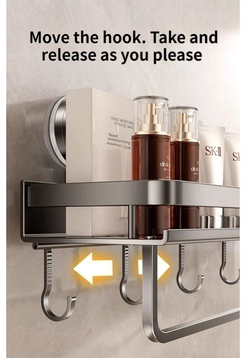 Non-drill bathroom suction cup wall shelves by 𝕄𝕔 𝕋𝕙𝕖 𝔹𝕝𝕒𝕔𝕜 𝔻𝕚𝕒𝕞𝕠�