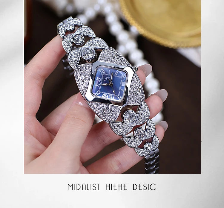 Women’s luxury bracelet watch by 𝕄𝕔 𝕋𝕙𝕖 𝔹𝕝𝕒𝕔𝕜 𝔻𝕚𝕒𝕞𝕠𝕟�