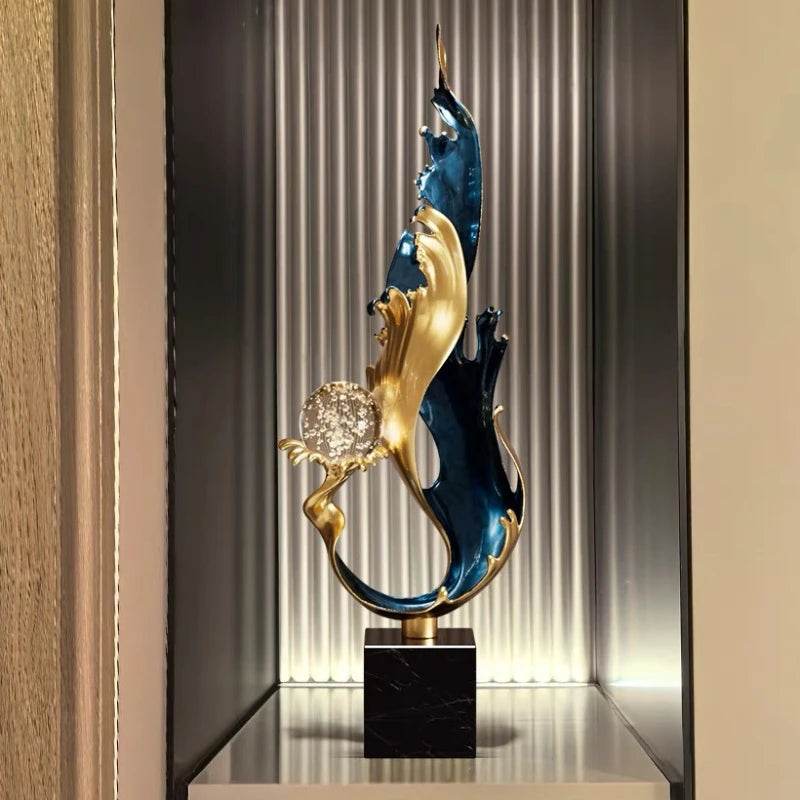 Elegant metal figurine from MC THE BLACK DIAMOND, designed for home decor and atmosphere enhancement.