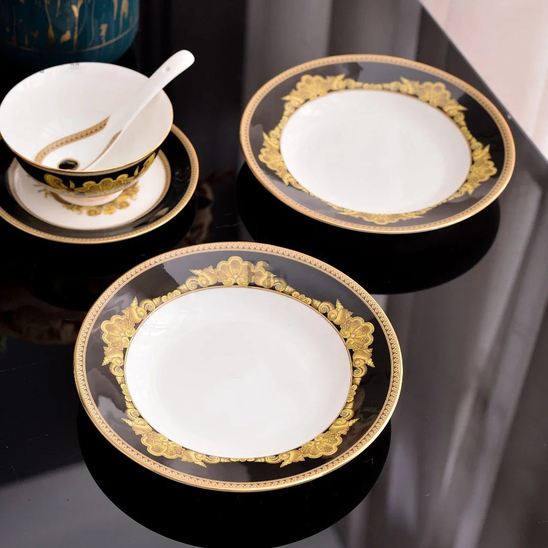 Ceramic kitchen accessories set with 58 pieces including cookware, dishes, and cutlery from ๐๐ ๐๐๐ ๐น๐๐๐๐ ๐ป๐๏ฟฝ