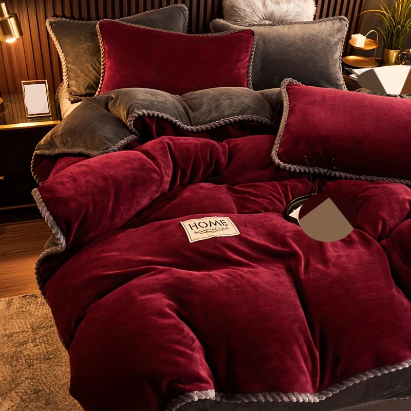 Modern style double-sided milk velvet duvet cover from ๐๐ ๐๐๐ ๐น๐๐๐๐ ๐ป๐๐๐๐ ๏ฟฝ