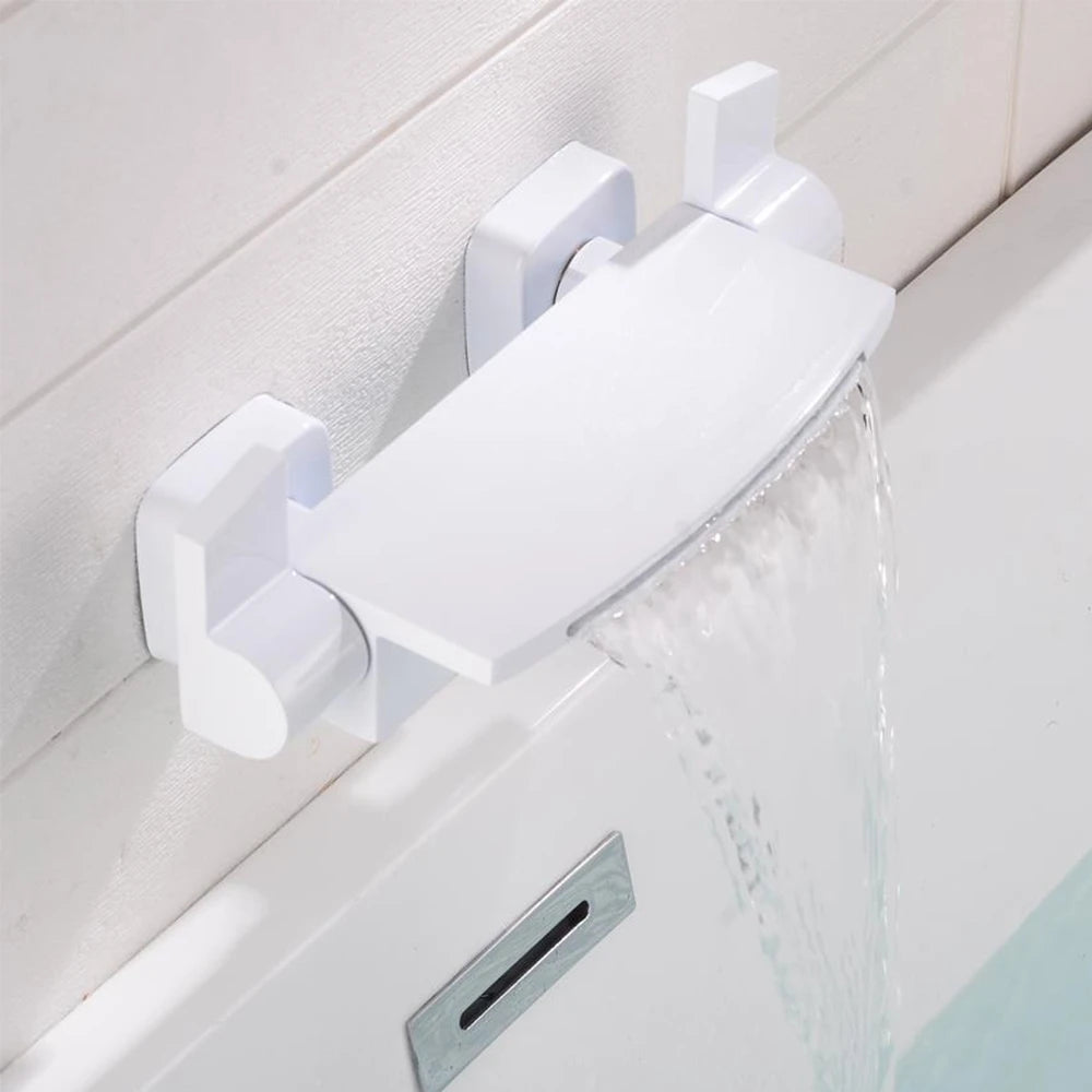 Black Bathroom Waterfall bath faucet from ๐๐ ๐๐๐ ๐น๐๐๐๐ ๐ป๐๐๐๐ ๐๏ฟฝ