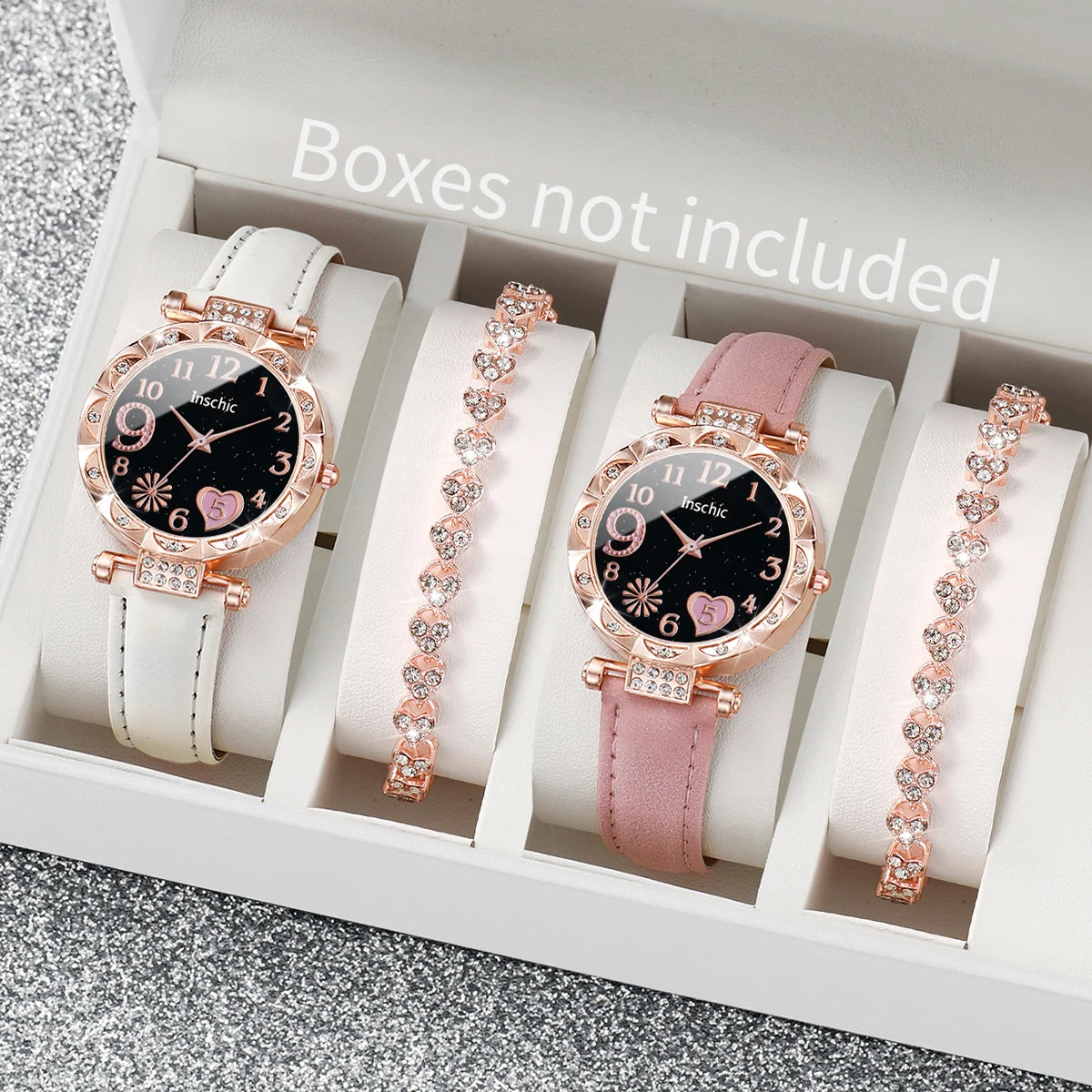 Set of 2, 4, or 6 fashion women’s rhinestone watches from 𝕄𝕔 𝕋𝕙𝕖 𝔹𝕝𝕒𝕔𝕜 𝔻𝕚�