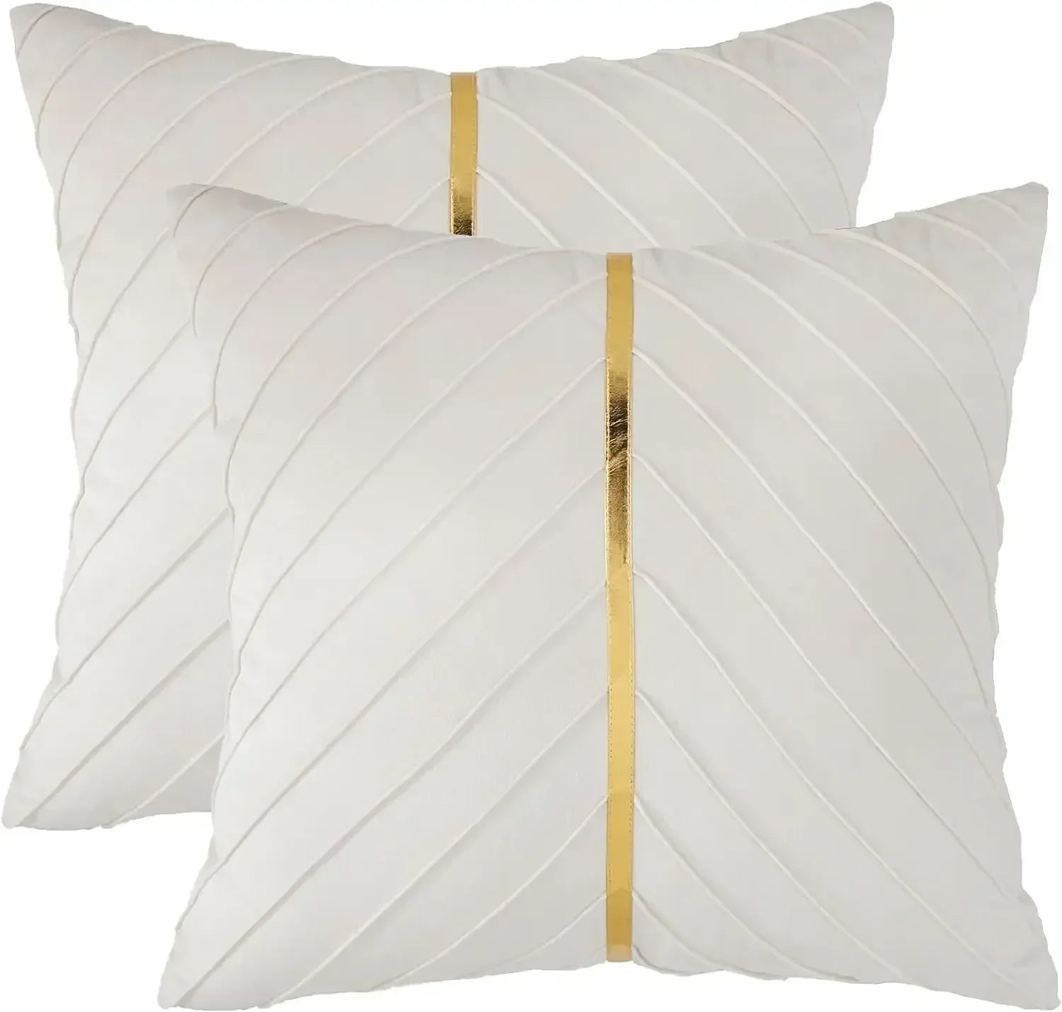 Modern luxury pillow covers from MC The Black Diamonds, featuring sleek design in a 2-piece set for stylish home decor.