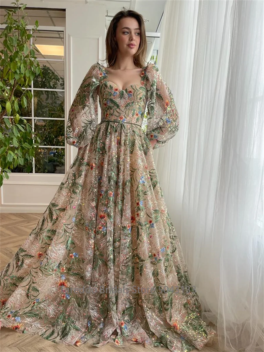 Customized long sleeve floral embroidery lace dress by 𝕄𝕔 𝕋𝕙𝕖 𝔹𝕝𝕒𝕔𝕜 𝔻𝕚𝕒𝕞𝕠𝕟