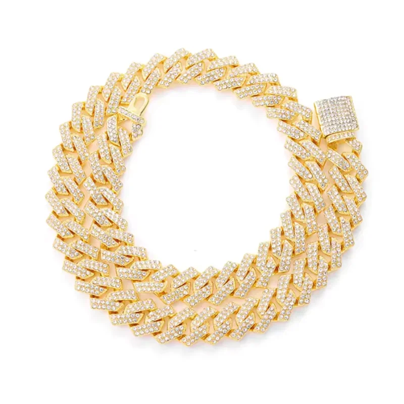 Men's 16mm Hip Hop Miami Cuban Link Chain Necklace by 𝕄𝕮 𝕋𝕙𝕖 𝔹𝕝𝕒𝕔𝕜 𝔻𝕚𝕒𝕞�