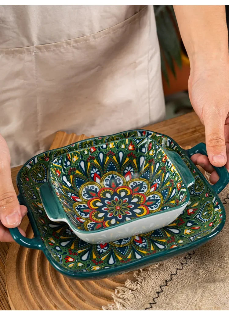 Bohemia Ceramic Rice Bowl Serving Plate by ๐๐ ๐๐๐ ๐น๐๐๐๐ ๐ป๐๐๐๐ ๏ฟฝ