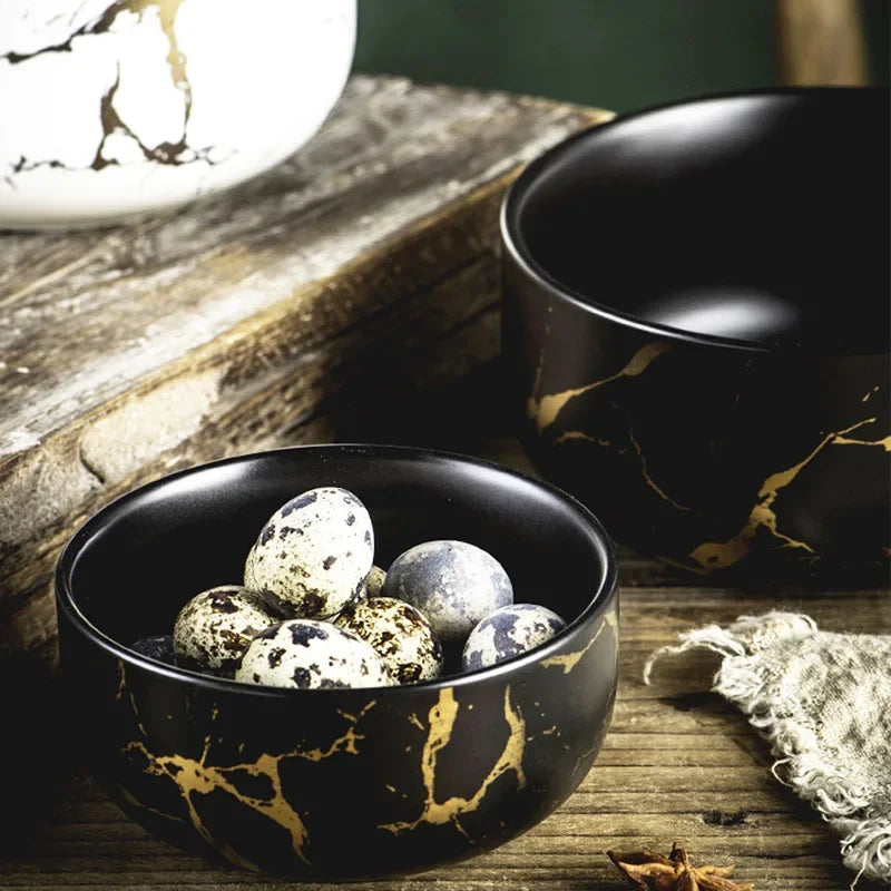 Nordic style marble ceramic bowl from 𝕄𝕮 𝕋𝕙𝕖 𝔹𝕝𝕒𝕔𝕜 𝔻𝕚𝕒𝕞𝕠𝕟�