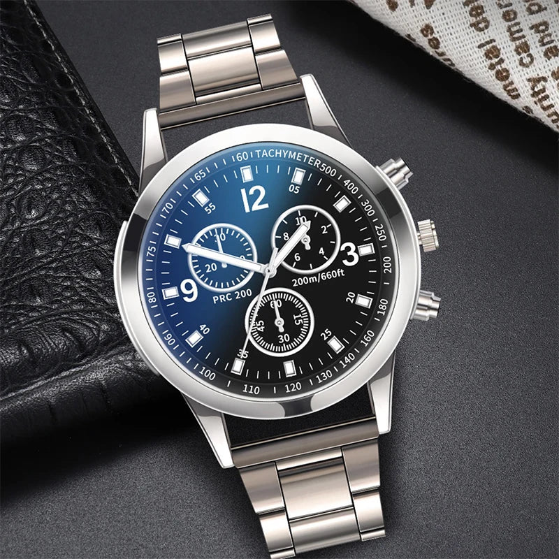 Matching His and Hers watches by MC The Black Diamonds featuring black watch faces and sleek metal bands.