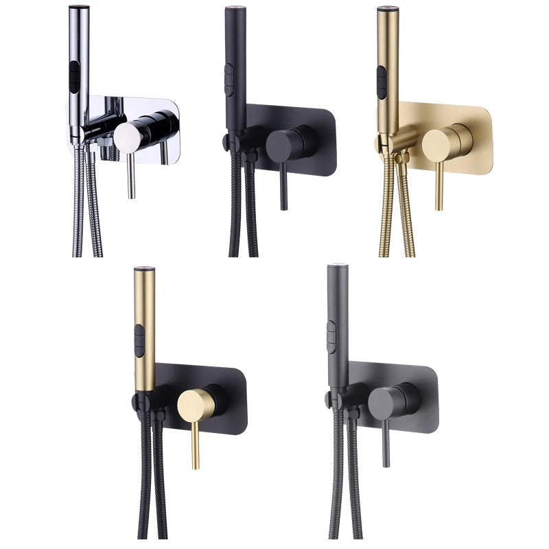 Wall Mounted Bidet Sprayer Faucet