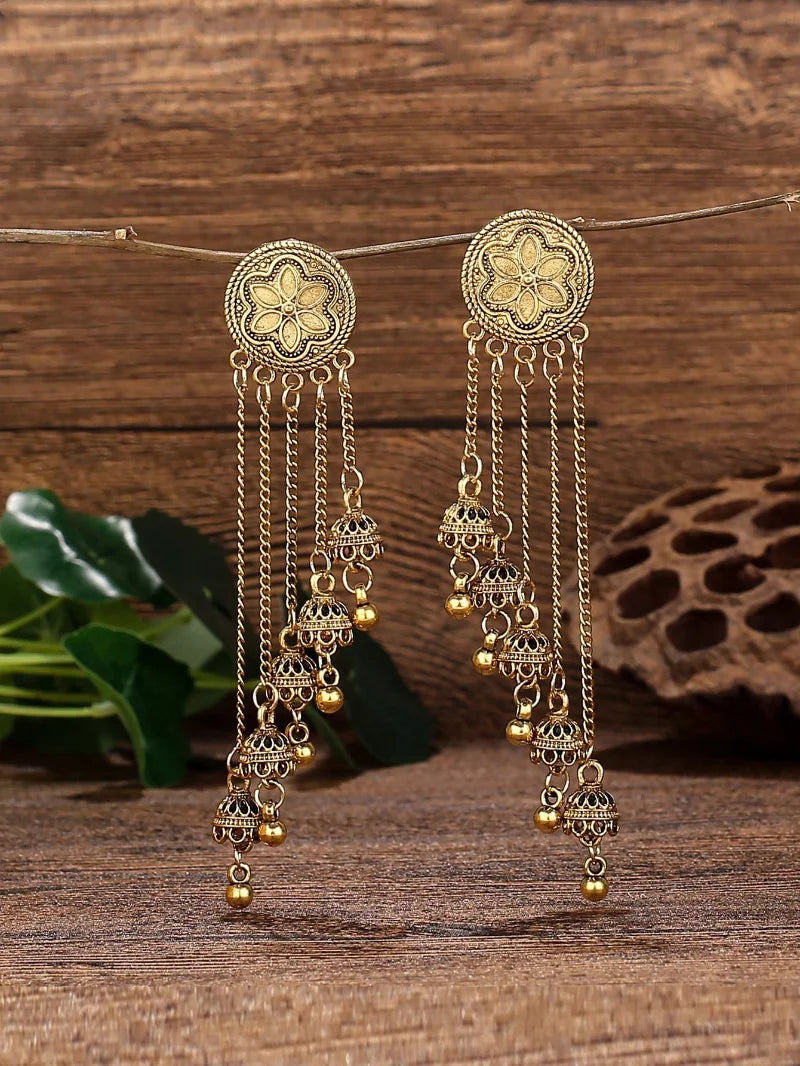 Vintage ethnic bell earrings by 𝕄𝕔 𝕋𝕙𝕖 𝔹𝕝𝕒𝕔𝕜 𝔻𝕚𝕒𝕞𝕠𝕟𝕕