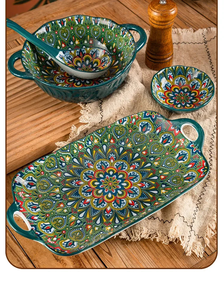 Bohemia ceramic rice bowl serving plate by ๐๐ ๐๐๐ ๐น๐๐๐๐ ๐ป๐๐๐๐ ๏ฟฝ