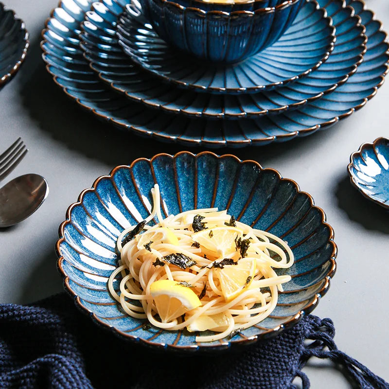 Retro ceramic dinner plate by 𝕄𝕔 𝕋𝕙𝕖 𝔹𝕝𝕒𝕔𝕜 𝔻𝕚𝕒𝕞𝕠𝕟𝕕