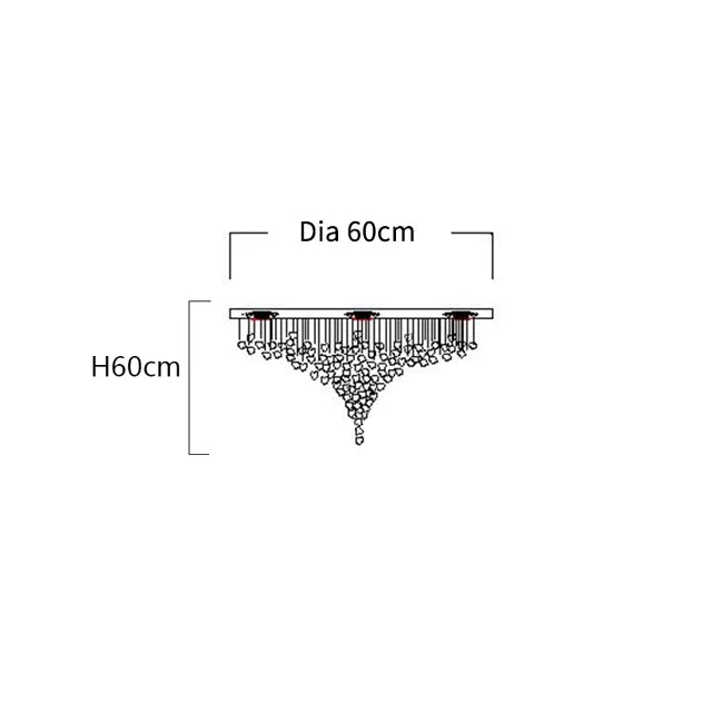 Modern Stone Crystal LED chandelier by ๐๐ ๐๐๐ ๐น๐๐๐๐ ๐ป๐๐๐๐ ๐๏ฟฝ