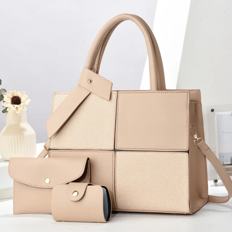Women’s large capacity canvas shoulder bag by Mohammad Collection, featuring a casual crossbody style with a single tote design.