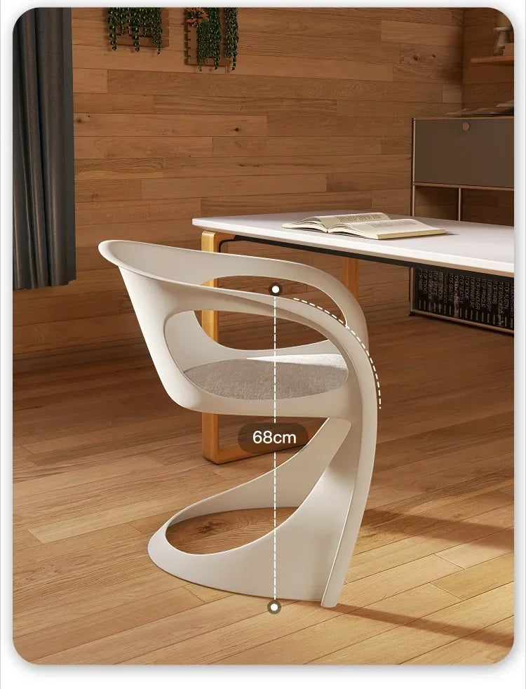 Nordic Simple Design Art Curved Chair by 𝕄𝕔 𝕋𝕙𝕖 𝔹𝕝𝕒𝕔𝕜 𝔻𝕚𝕒𝕞𝕠�
