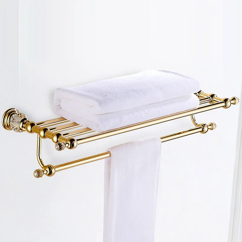Luxury gold polished brass bathroom accessories set by 𝕄𝕔 𝕋𝕙𝕖 𝔹𝕝𝕒𝕔𝕜 𝔻𝕚𝕒𝕞𝕠𝕟